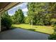 Spacious backyard with green grass and mature trees at 5832 Sycamore Ridge Dr, Sugar Hill, GA 30518