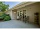 Outdoor patio with seating at 5832 Sycamore Ridge Dr, Sugar Hill, GA 30518