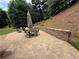 Spacious backyard patio with stone accents, perfect for outdoor entertaining and relaxation at 112 Countryside Ct, Woodstock, GA 30189