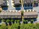 Birds-eye view of well-maintained townhomes with tree-lined streets and ample parking at 4020 Townsend Ln, Atlanta, GA 30346