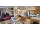 Bright kitchen with eat-in area, island, and stainless steel appliances at 2703 Hillvale Cove Dr, Lithonia, GA 30058