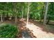 Large backyard featuring mature trees and natural landscape, providing privacy at 1558 Amberwood Creek Nw Dr, Kennesaw, GA 30152
