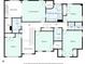 Detailed floor plan showcasing multiple bedrooms, bathrooms, and walk-in closets for convenient living at 1558 Amberwood Creek Nw Dr, Kennesaw, GA 30152
