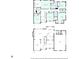 Comprehensive floor plan featuring multiple bedrooms, a kitchen, and living spaces across two floors at 1558 Amberwood Creek Nw Dr, Kennesaw, GA 30152