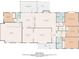 Detailed floor plan showcasing the layout of the home with dimensions and room names at 35 Brookside Ct, Villa Rica, GA 30180