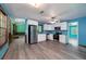Modern kitchen featuring white cabinets and stainless steel appliances at 35 Brookside Ct, Villa Rica, GA 30180