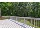 Relaxing back deck overlooking a lush, green yard at 165 Country Mill Ln, Stockbridge, GA 30281