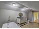 Bathroom featuring a standalone tub, vanity with sink, and toilet at 165 Country Mill Ln, Stockbridge, GA 30281