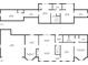 Floor plan depicting the layout of the first and second floors of the home at 6744 Rockbridge Rd, Stone Mountain, GA 30087