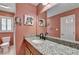 Bathroom featuring granite countertops and natural light at 3232 Valaire Drive Dr, Decatur, GA 30033