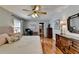 Bright main bedroom with hardwood floors and ample space at 3232 Valaire Drive Dr, Decatur, GA 30033