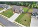 A beautiful aerial shot of the property, showcasing the lovely landscaping and neighborhood at 109 Jodi Pl, Locust Grove, GA 30248