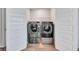 Convenient laundry closet featuring a modern washer and dryer at 109 Jodi Pl, Locust Grove, GA 30248