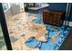 Grand entryway featuring a unique mosaic floor design and a rustic wooden chest accenting the space at 3286 Northside Nw Pkwy # Ph2, Atlanta, GA 30327