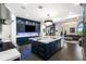 Open concept kitchen with stainless steel appliances, large island, and adjacent sitting area at 3286 Northside Nw Pkwy # Ph2, Atlanta, GA 30327