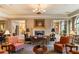 Comfortable living room with ample seating, fireplace, and elegant decor at 3286 Northside Nw Pkwy # Ph2, Atlanta, GA 30327