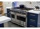 Close up of a Viking oven with modern design and hardware at 3286 Northside Nw Pkwy # Ph2, Atlanta, GA 30327