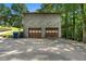 Detached two-car garage featuring ample parking space and storage at 3323 Silver Ridge Ct, Duluth, GA 30096