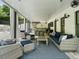Inviting covered outdoor living space with a full kitchen and comfortable seating area at 4225 Wieuca Ne Rd, Atlanta, GA 30342
