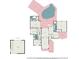 Detailed floor plan showcasing layout and dimensions at 4850 Lake Fjord Pass, Marietta, GA 30068
