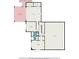 Floor plan outlining the layout of a basement at 4850 Lake Fjord Pass, Marietta, GA 30068