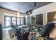Bright main bedroom with a ceiling fan and access to a private deck at 4850 Lake Fjord Pass, Marietta, GA 30068