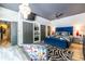 Spacious main bedroom with chandelier, dark ceilings, and walk-in closet at 4850 Lake Fjord Pass, Marietta, GA 30068