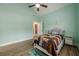 Inviting bedroom bathed in soft hues, featuring a comfortable bed and stylish accents for a peaceful retreat at 549 Greenridge Ln, Loganville, GA 30052