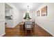 Elegant dining room features a modern chandelier and stylish decor at 1438 Heritage Glen Dr, Marietta, GA 30068