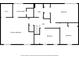 Upstairs floor plan shows layout of bedrooms, baths, and walk-in closet at 1438 Heritage Glen Dr, Marietta, GA 30068