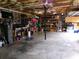 Spacious two-car garage, offering ample storage space and work areas with exposed ceiling at 49 Brinkley Ct, Dallas, GA 30157