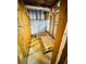 Unfinished basement with exposed framing, concrete floor, and pallets at 2640 Preston Ridge Ln, Dacula, GA 30019