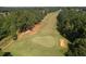 Aerial view of the golf course and sand trap at 2640 Preston Ridge Ln, Dacula, GA 30019