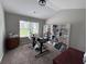 Bright home office featuring a closet, vaulted ceiling, and large window at 17 Kola Ln, Rydal, GA 30171