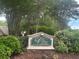 Elegant community sign for The Villas at Stone Mountain at 2191 Rockbridge Road # 2603, Stone Mountain, GA 30087