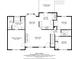 Floor plan featuring living room, kitchen, dining, bedrooms and baths at 225 Hitchcock Dr, Villa Rica, GA 30180