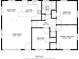 Detailed floor plan of a 1011 sq ft home, showcasing the layout of each room at 2502 Tupelo Se St, Atlanta, GA 30317