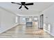 View of the bright living room and kitchen area, showcasing an open layout at 2502 Tupelo Se St, Atlanta, GA 30317