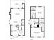 Detailed floor plan showcasing the layout of this multi-story home, including room dimensions and features at 5037 Laurel Springs Se Way, Smyrna, GA 30082