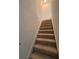 Carpeted stairway leading upstairs with white walls on either side at 6231 Redan Overlook, Lithonia, GA 30058