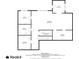 Basement floor plan showcasing dimensions of storage, electrical room and basement area at 5830 Caveat Ct, Suwanee, GA 30024