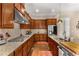 Well-appointed kitchen with stainless steel appliances, granite counters, and ample cabinet space at 5830 Caveat Ct, Suwanee, GA 30024
