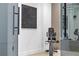 Home gym with sleek exercise equipment, including stationary bikes, for a private workout space at 292 Highway 279, Fayetteville, GA 30214