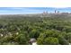 Lush, green canopy surrounds neighborhood homes with a skyline view in the background at 1380 Wayne Ne Ave, Atlanta, GA 30306