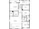 Detailed floor plan showcasing living room, bedrooms, laundry and primary bath dimensions at 1380 Wayne Ne Ave, Atlanta, GA 30306