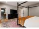 Bright bedroom with stylish decor and an ensuite bathroom at 1380 Wayne Ne Ave, Atlanta, GA 30306