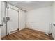 Unfinished basement with damaged walls and floor at 2875 Monterey Dr, Decatur, GA 30032