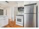Updated kitchen with modern appliances and bright lighting at 2875 Monterey Dr, Decatur, GA 30032