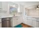 Kitchen featuring stainless steel dishwasher and new white countertops at 2875 Monterey Dr, Decatur, GA 30032