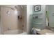 Well-lit bathroom featuring shower and sleek fixtures at 3338 Peachtree Ne Rd # 1506, Atlanta, GA 30326